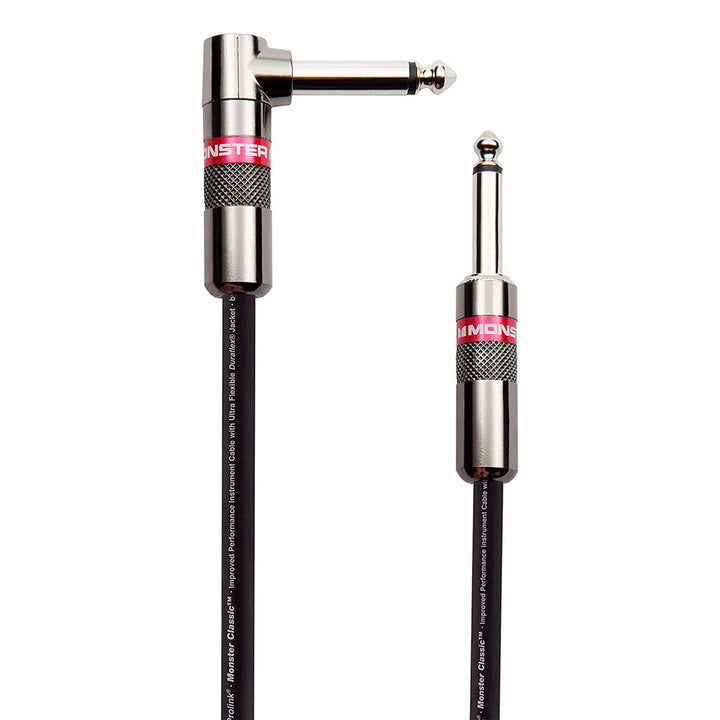 Monster Prolink Classic 21ft Cable – Angled to Straight Connectors

