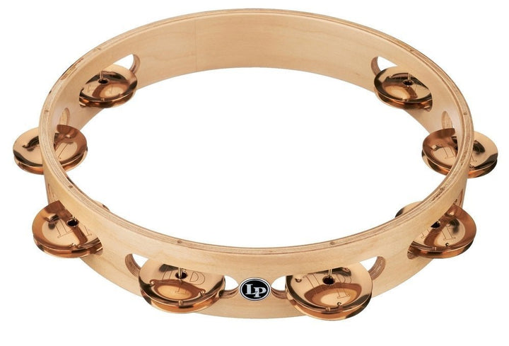Latin Percussion Bronze Tambourine Pro 10 in Single Row Tambourin LP380A-BZ – Latin Percussion