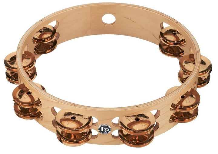 Latin Percussion LP380B-BZ Tambourine Pro 10 in Double Row LP380B-BZ – Latin Percussion