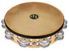 Latin Percussion 10" Brass Bronze Tambourine Pro 10 in Double Row With Head LP384-BB – Latin Percussion