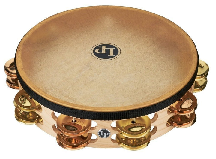 Latin Percussion 10" Aluminium Tambourine Pro 10 in Double Row With Head LP384-AL – Latin Percussion