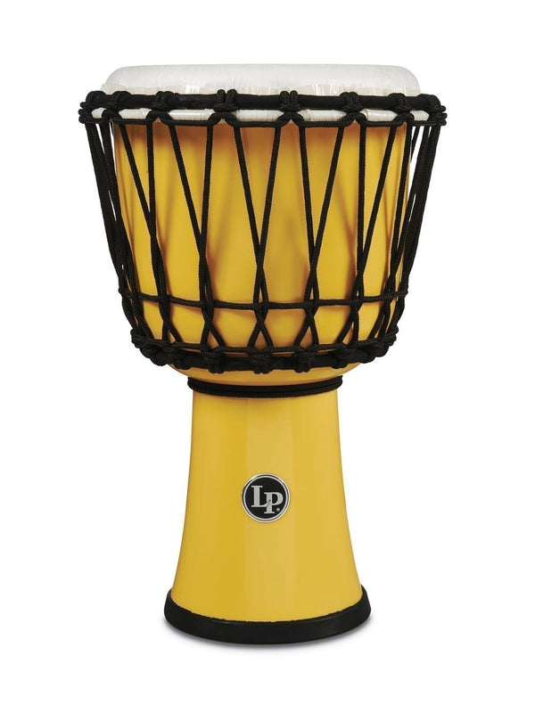 Latin Percussion Yellow Djembe World 7-inch Rope Tuned Circle LP1607YL – Latin Percussion