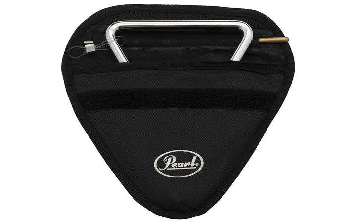 earl Elite Concert Triangle in padded canvas carrying pouch with brass beater included.