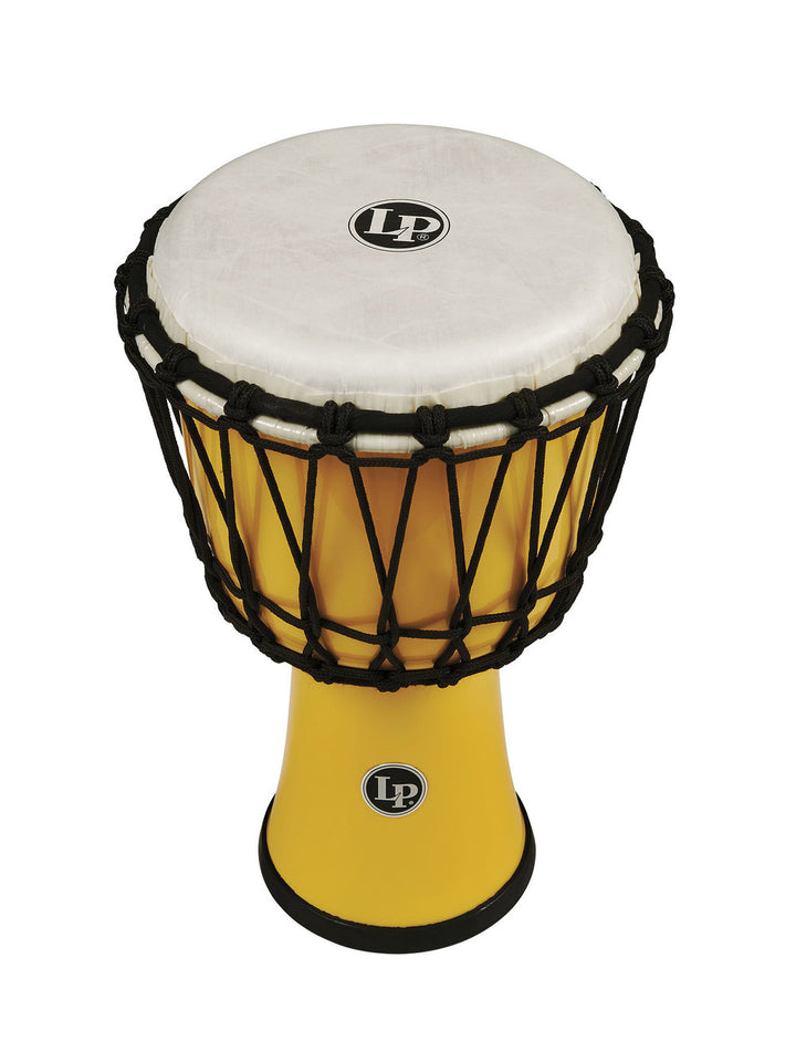 Latin Percussion Yellow Djembe World 7-inch Rope Tuned Circle LP1607YL – Latin Percussion