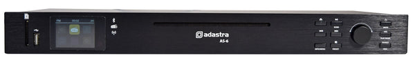 Adastra AS-6 Audio Source Multi-Format Player – 1U Rack-Mountable Multi-Source Player