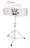 LP Timbales Tito Puente Stainless Steel 12"/13" (LP255-S) - product image
