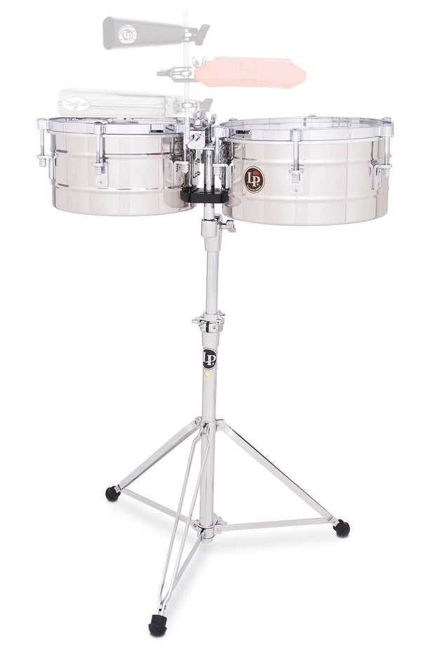 LP Timbales Tito Puente Stainless Steel 12"/13" (LP255-S) - product image