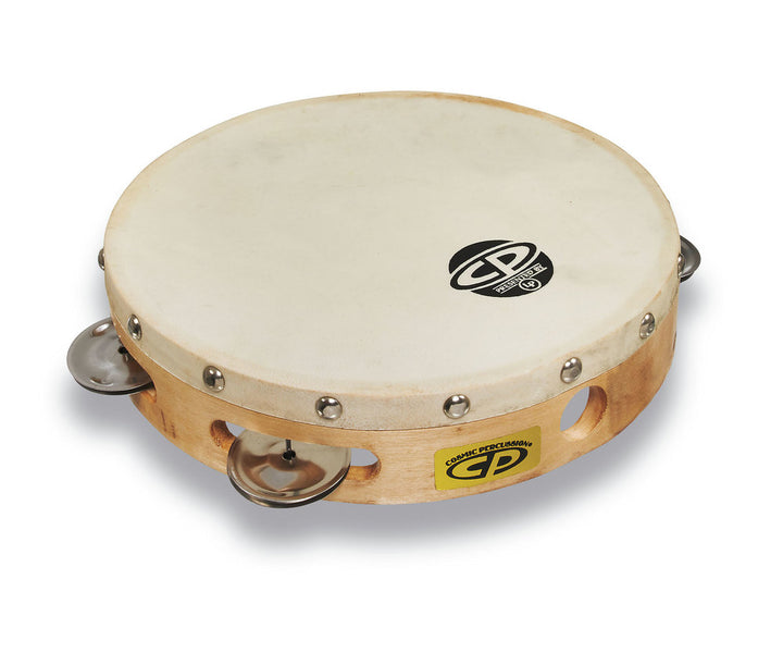 Latin Percussion 8" single row Tambourine CP Wood CP378 – Latin Percussion