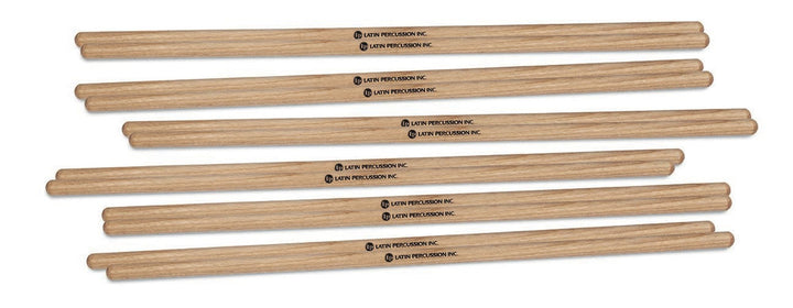 Latin Percussion 7 16" x 16 5 8" [6 pairs] Timbales Sticks LP246C – Latin Percussion