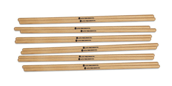 Latin Percussion 7 16" x 16 5 8" [6 pairs] Timbales Sticks LP248C – Latin Percussion