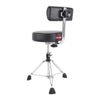 Gibraltar 9608RB 13" Round Drum Throne with Backrest