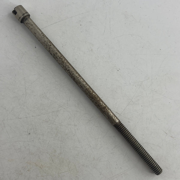 Vintage Slot head Nickel tension rod 125 mm