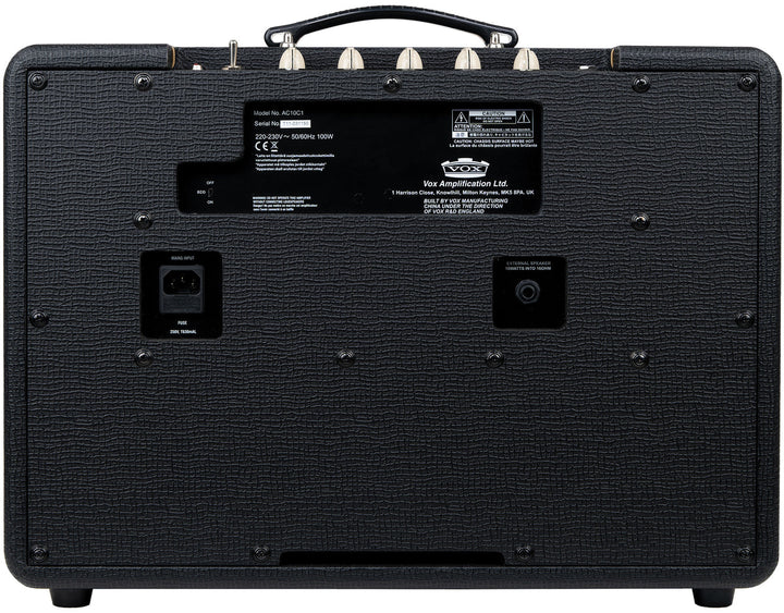 Vox AC10C1 Rear Panel and Controls Close-up

