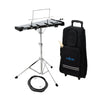 Majestic Glockenspiel & 8 practice pad kit with trolley glockenspiel / bells on concert frame