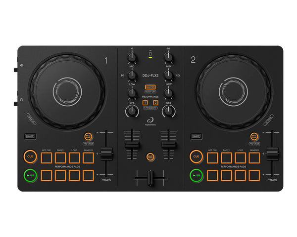 AlphaTheta DDJ-FLX2 – 2-Channel DJ Controller for rekordbox/djay/Serato (ALPDDJFLX2)
