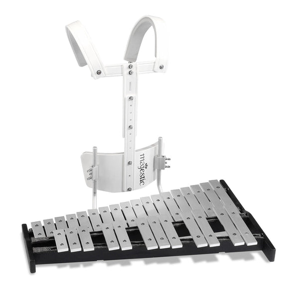 Majestic Marching glockenspiel with carrier - Aluminium
