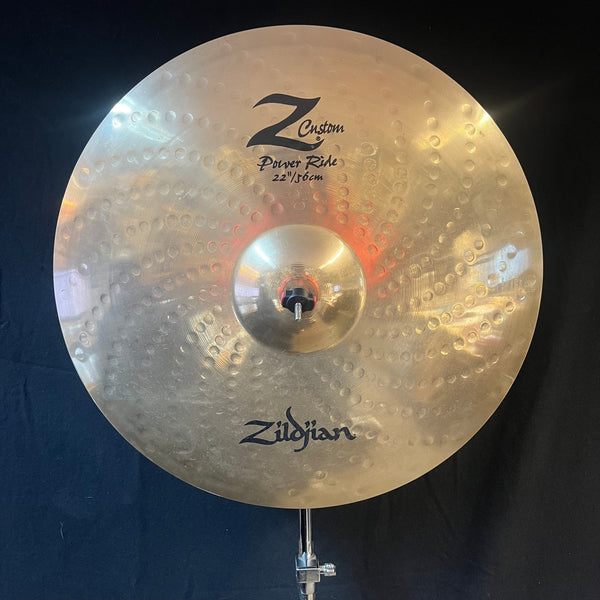 Pre-Owned Zildjian Z Custom Ride 22” Cymbal – Brilliant Finish