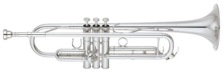 Yamaha YTR-6335RCS Bb Trumpet silver-plated full view

