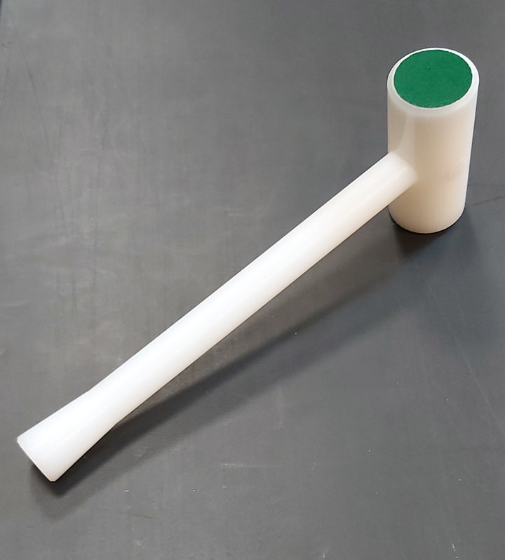 Tubular Bell Mallet  green baize