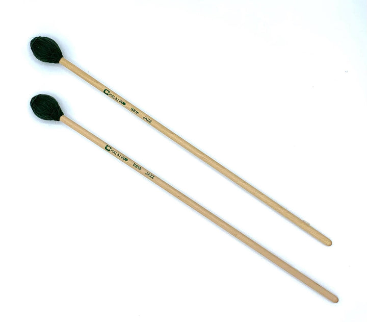  Chalklin BS15 Vibraphone Mallets – Full view with wool yarn heads