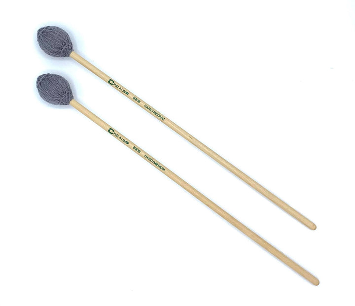 Chalklin BS16 Marimba Hard Medium Mallets – 32mm wool yarn heads