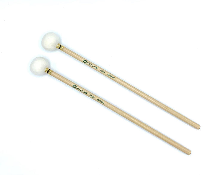 Chalklin CBS23 Medium Timpani Mallets with Sewn Felt Head