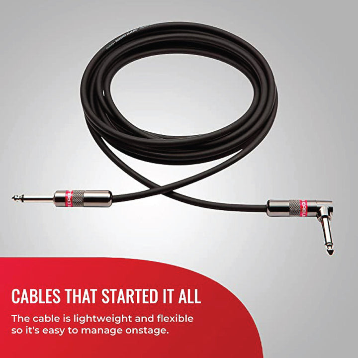 Prolink Classic Instrument Cable – Right-Angle Jack Close-Up

