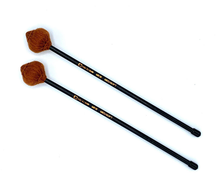 Chalklin CME15 Marimba Medium Soft Mallets – 30mm felt heads