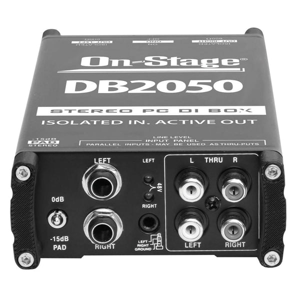 On-Stage Stereo Multi-Media Active DI Box DB2050