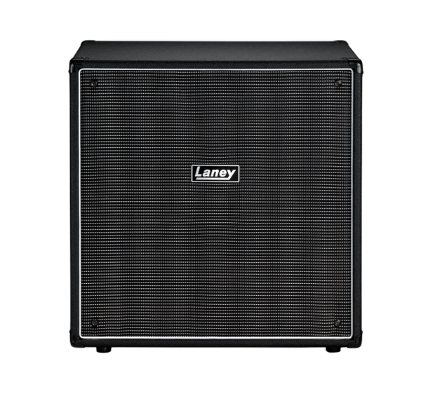 Laney DBC410-4 Front View: Laney Digbeth DBC410-4 Bass Cabinet featuring 4 x 10" HH Blue Label Woofers and a LCT-1 Piezo Horn.
