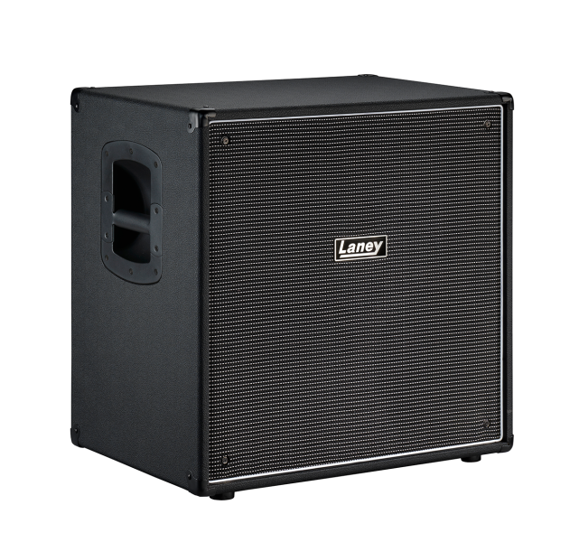 Laney DBC410-4 with Handles: Laney Digbeth DBC410-4 showing ergonomic side-mounted grab handles for easy portability.
