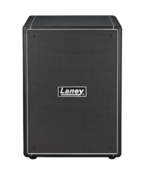 Laney DBV212-4 Front View: Laney Digbeth DBV212-4 Bass Cabinet showing 2 x 12" HH Black Label Ceramic Drivers and LaVoce DF10 Compression Driver.
