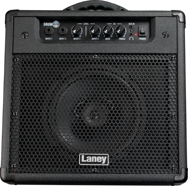 Laney DH40 electronic drum monitor with 8" coaxial speaker and 2" tweeter.