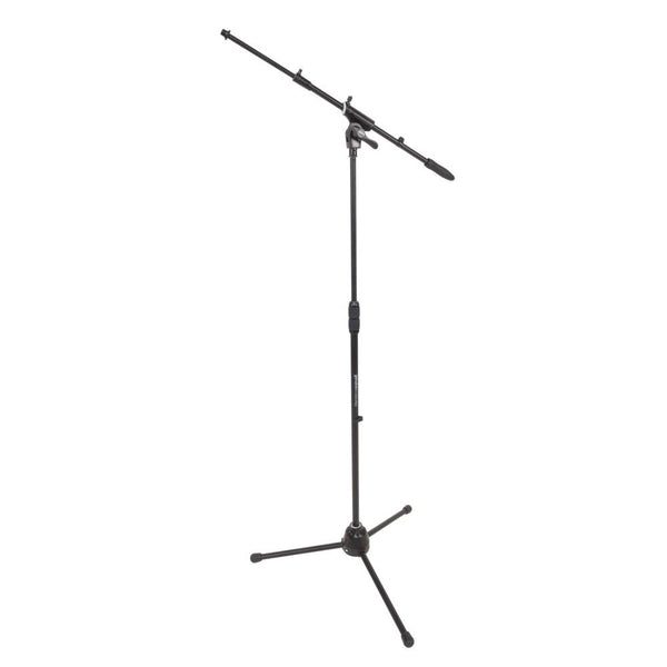 PROEL DIE HARD DHPMS50 Professional Telescopic Boom Microphone Stand - Black with Ergonomic Design and Adjustable Height