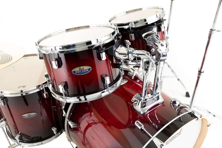 Pearl Decade Maple Gloss Deep Red Toms
