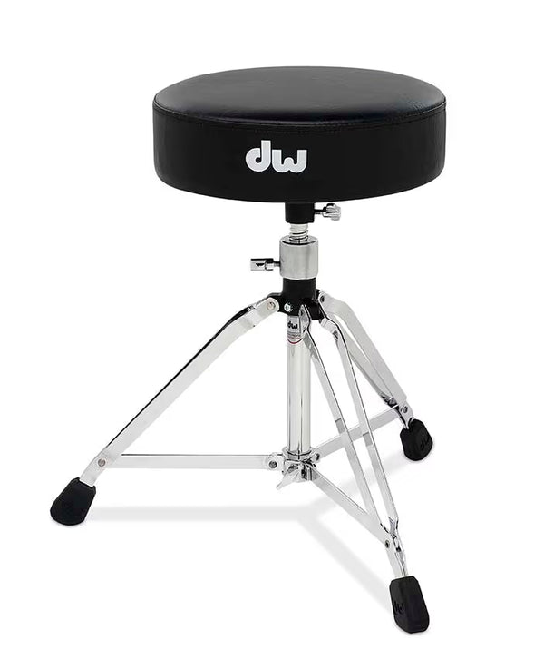 DWCP5100 5000 Series round top drum throne with chrome base