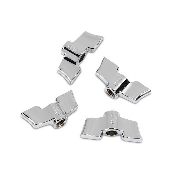 DW Cymbal Tilter Wing Nut – 8mm Chrome 4-Pack – DWSM2007