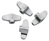 DW DWSM2238 8mm cymbal tilter wing nut 4-pack chrome