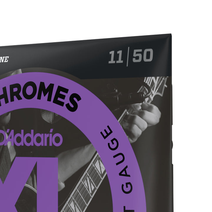 Packaging of D'Addario XL Chromes Electric Guitar Strings