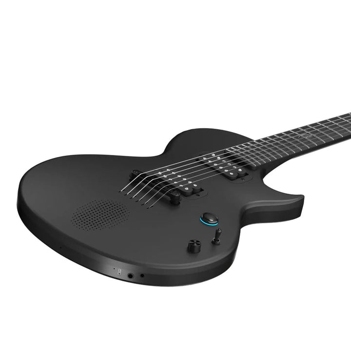 Enya Nova Go Sonic – Dual Humbucker Pickups Close-Up

