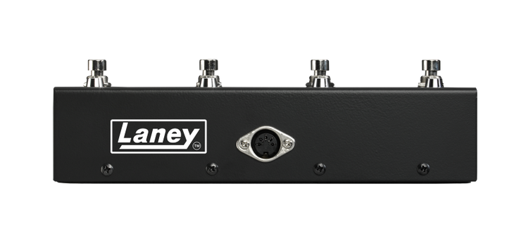 Laney FS4 footswitch with detachable cable and sticker kit
