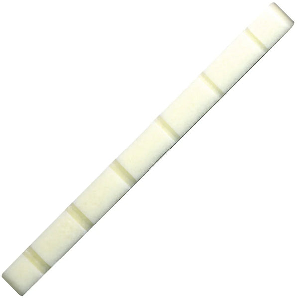 Guitar Tech S-Style Guitar Top Nut – White 42mm x 3.5mm (GT542)