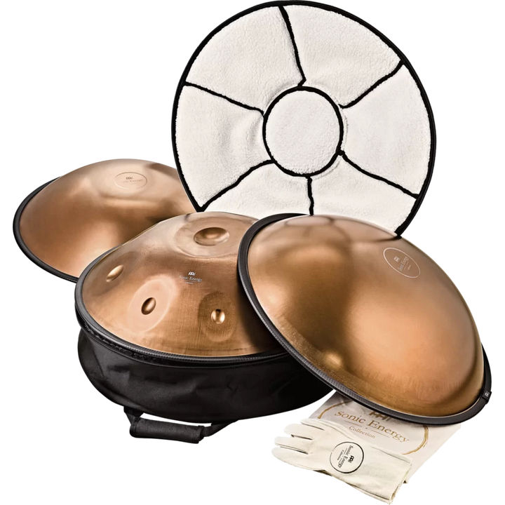 Meinl Sonic Energy Handpan with padded carrying bag and accessories