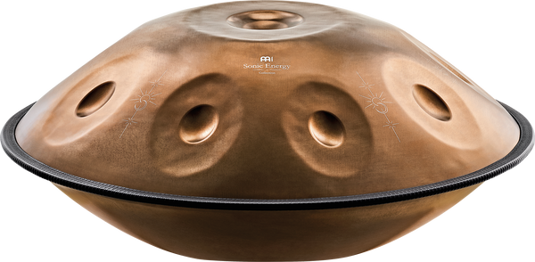 Meinl Sonic Energy Sensory Handpan in Bb2 Amara tuning, vintage copper finish with engraved design