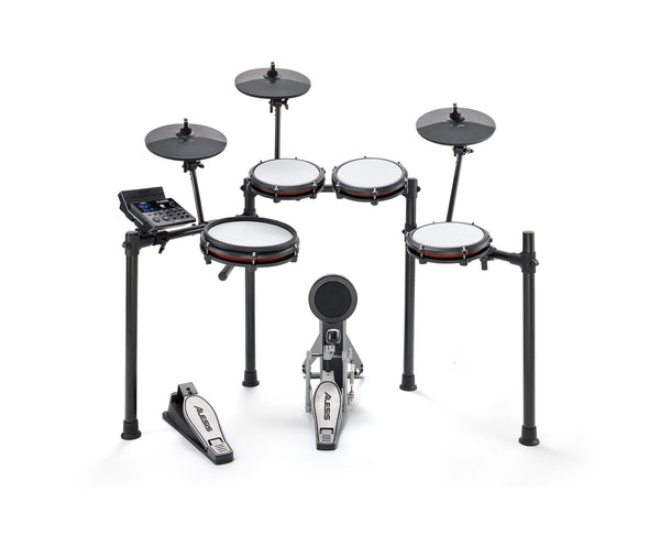 Alesis Nitro Max Eight Piece Electronic Drum Kit with Mesh Heads and Bluetooth