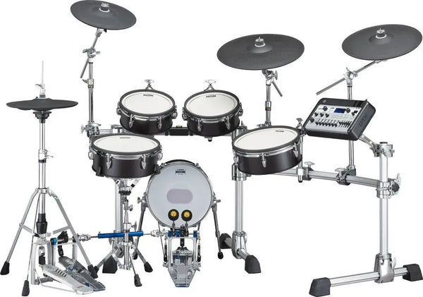 Yamaha DTX10 Electronic Drum Kit, TCS Heads. Black Forest Finish