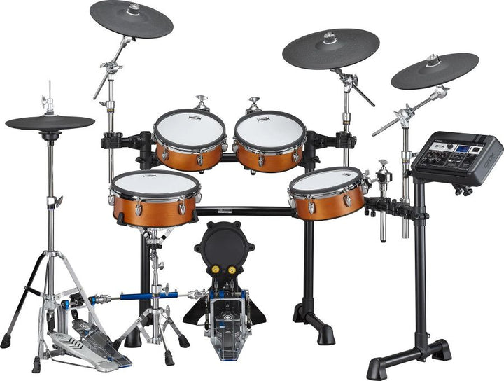 Yamaha DTX8K-M Electronic Drum Kit, Mesh Heads Real Wood Finish