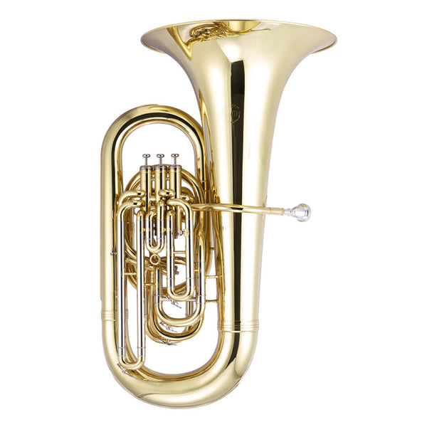 John Packer JP277 EEb Tuba - Fully Compensating 4-Valve Tuba with 19” Bell