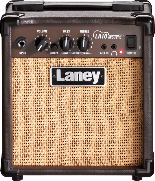 Laney LA10 Acoustic Guitar Amp - 10W Combo with 5” Woofer for Clear Sound