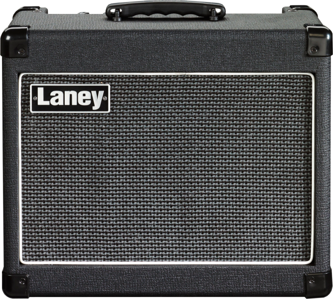 Laney LG20R amplifier with AUX input and headphone socket for versatile practice.
